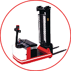 Pedestrian controlled electric pallet trucks and fork lift trucks