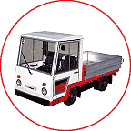 Platform electric-powered trucks
